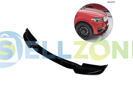 Γυαλιστερή μαύρη αεροτομή για μπροστινό προφυλακτήρα BMW X6 F16 2014-2019 – DBa995